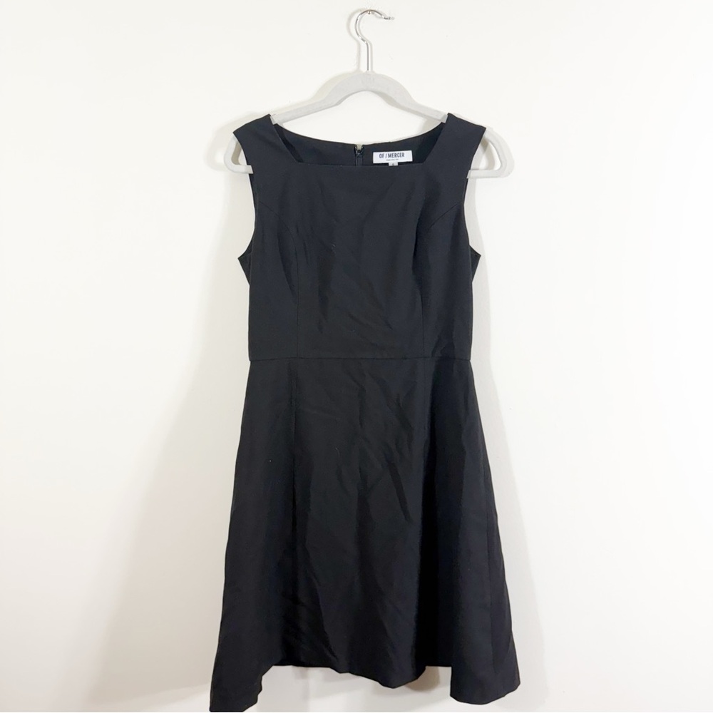 Of Mercer Black Sleeveless A Line Mini Dress Size 8